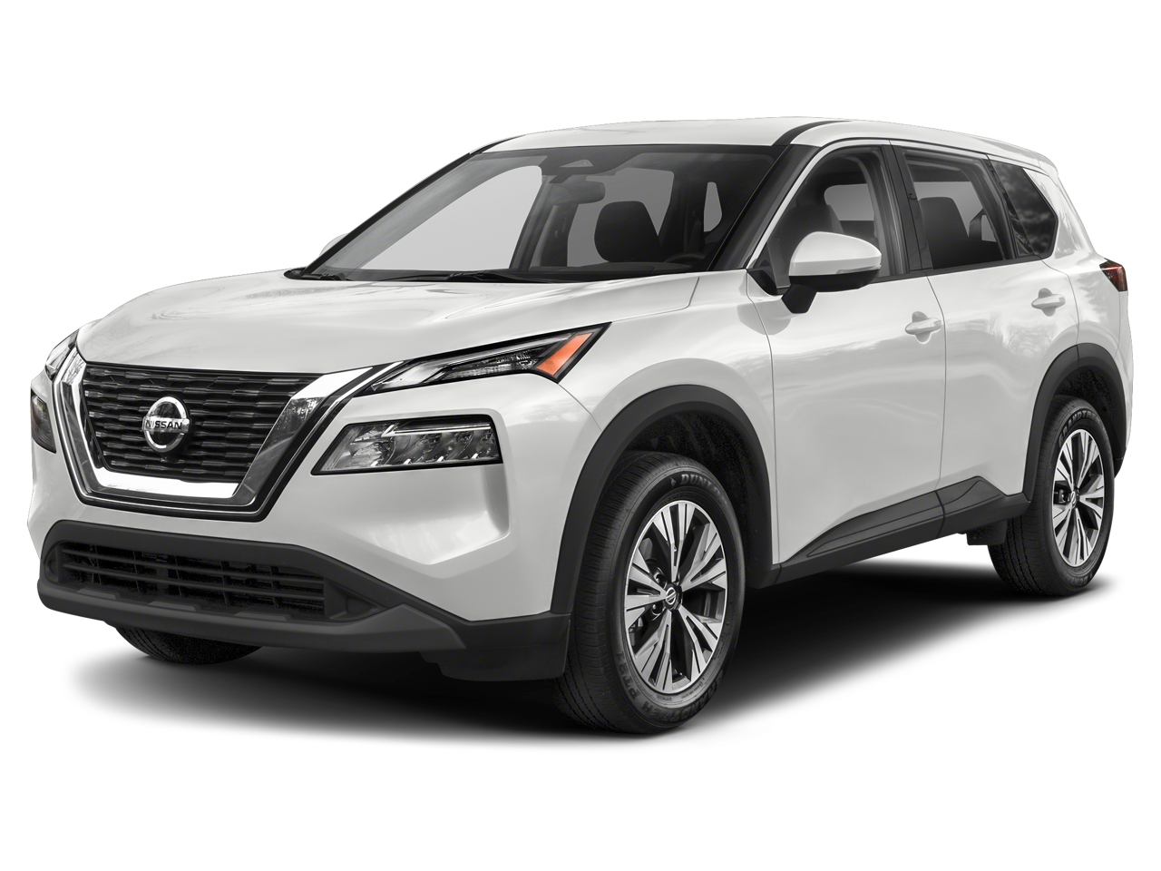 2022 Nissan Rogue SV in Pearl White Tricoat — front three-quarter view