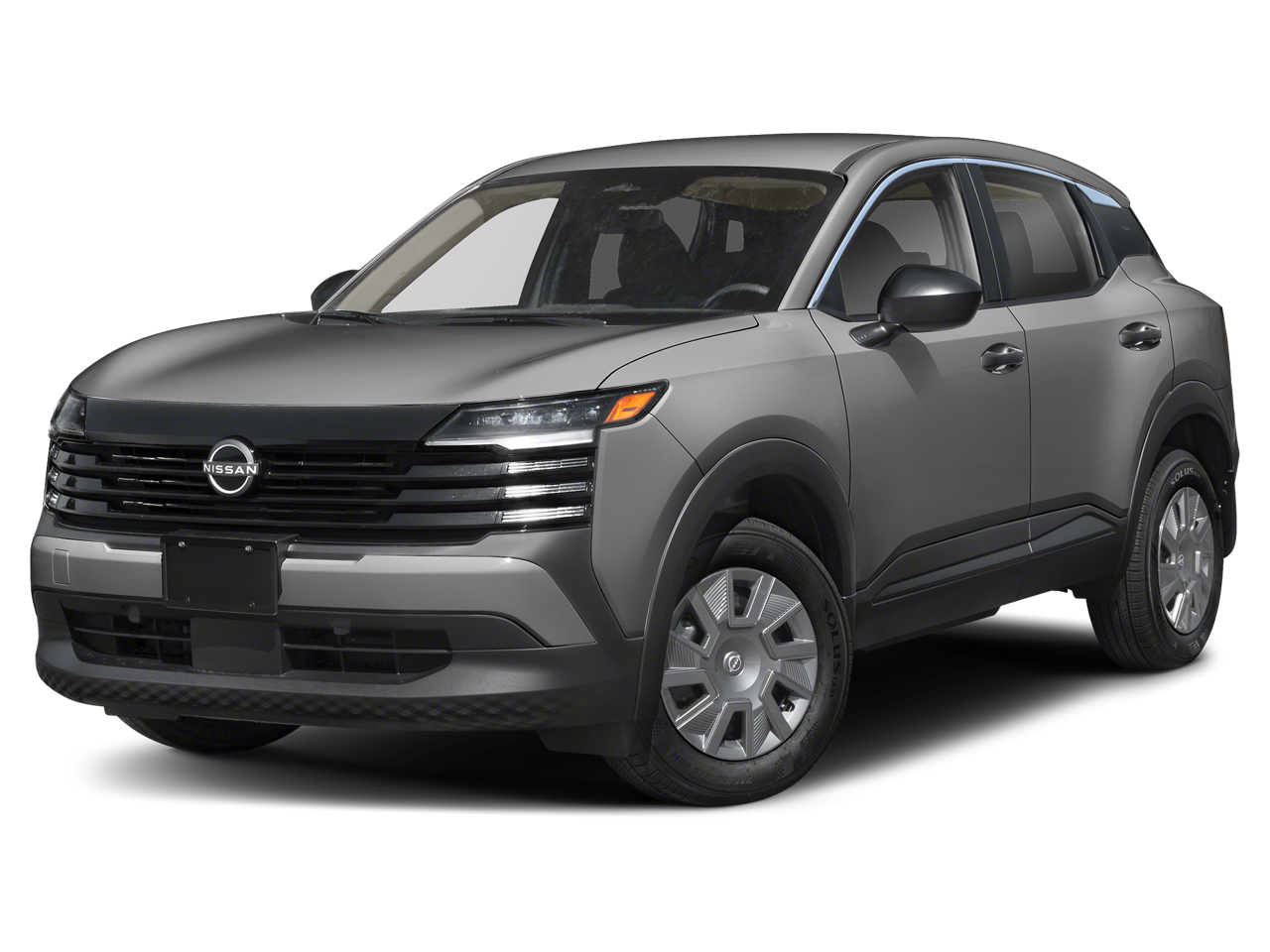 2026 Nissan Kicks S in Gun Metallic — front three-quarter view