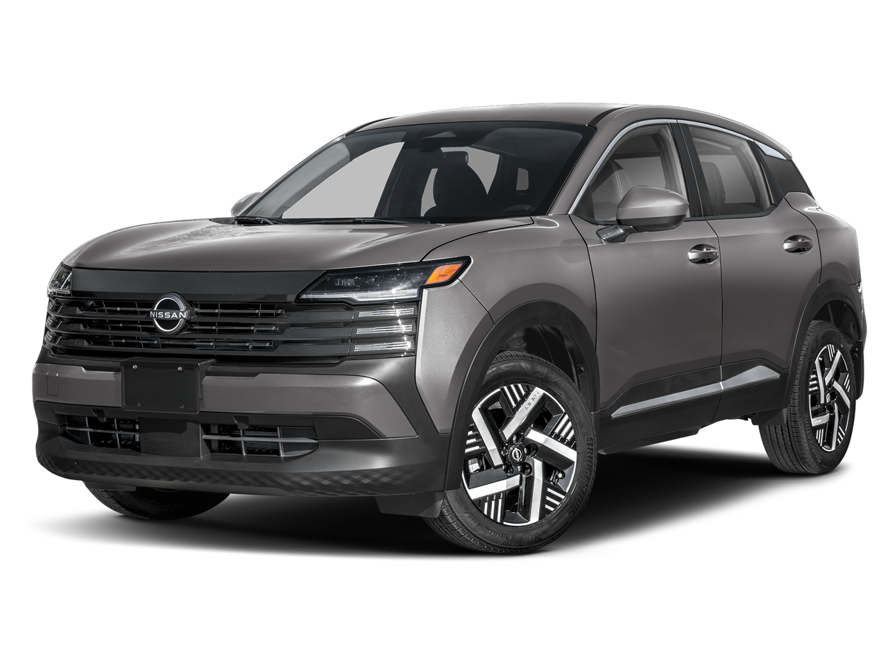 2026 Nissan Kicks SV in Gun Metallic — front three-quarter view
