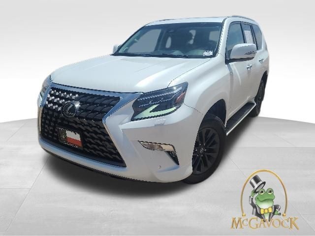 2021 Lexus GX 460 in Starfire Pearl — front three-quarter view