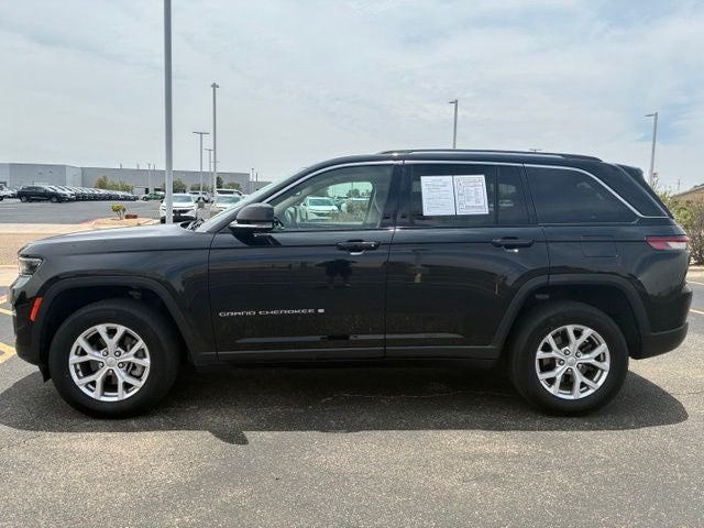 2022 Jeep Grand Cherokee — rear three-quarter view