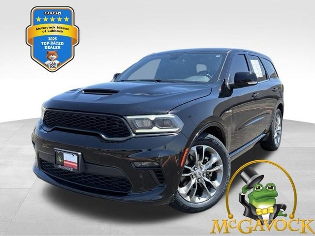 2022 Dodge Durango R/T in Db Black Crystal Clearcoat — front three-quarter view
