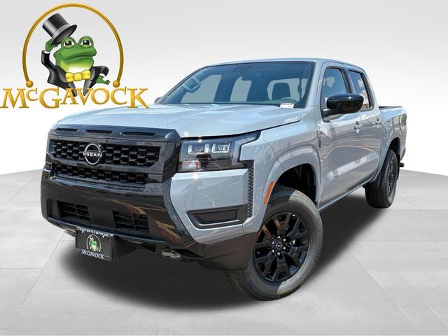 2026 Nissan Frontier SV in Gray — front three-quarter view