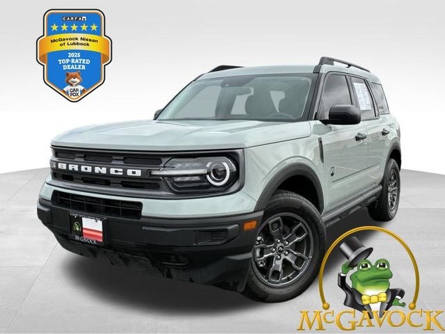 2023 Ford Bronco Sport Big Bend in Cactus — front three-quarter view