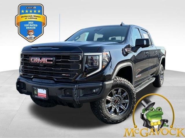 2026 GMC Sierra 1500 AT4X in Onyx Black — front three-quarter view
