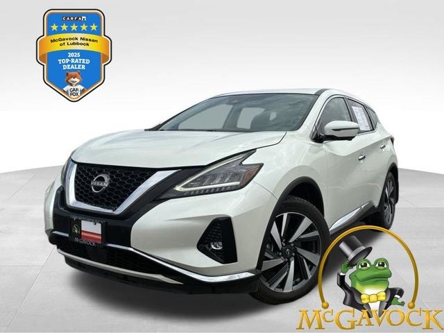 2024 Nissan Murano SL in Pearl White Tricoat — front three-quarter view