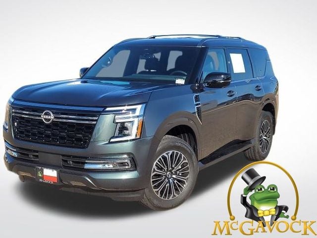 2026 Nissan Armada SL in Alpine Metallic — front three-quarter view
