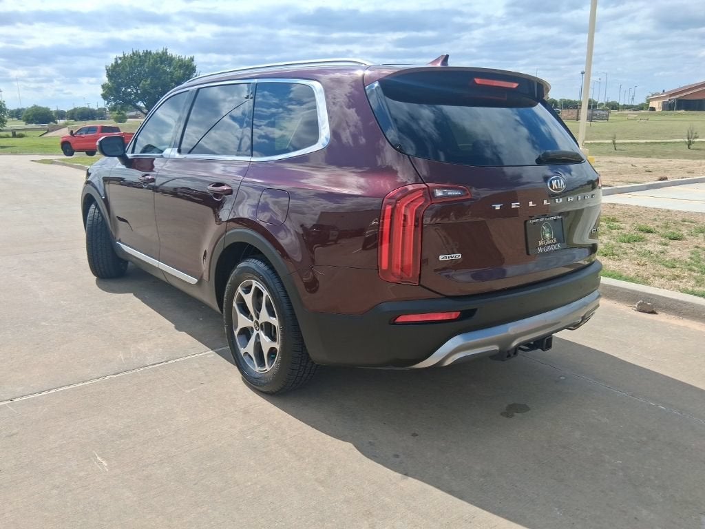 2021 Kia Telluride — rear three-quarter view